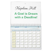 2025 Napoleon Hill, een doel is een droom deadline Kalender (Jan 2026)