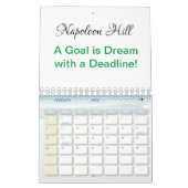 2025 Napoleon Hill, een doel is een droom deadline Kalender (Feb 2026)