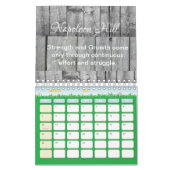 2025 Napoleon Hill, kracht en groei Kalender (Mar 2027)