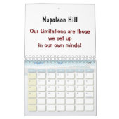 2025 Napoleon Hill, onze beperkingen Kalender (Feb 2027)