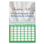 2025 Napoleon Hill, prestatie is verlangen Kalender (Mar 2026)