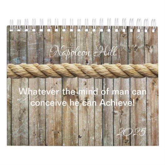 2025 Napoleon Hill, Wat man ook kan bedenken Kalender (Hoes)