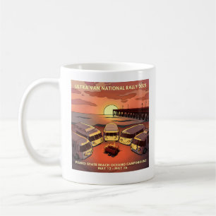 2025 Nationale Rally logo koffie mok