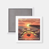 2025 Nationale Rally magneet (Voorkant / Achterkant)