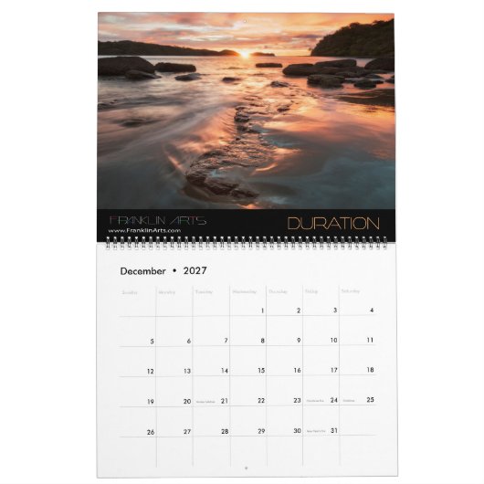 2025 Natuur Landschapsfotografie Kalender (Dec 2027)