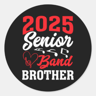 2025 ND Senior Brother CL van het Afstuderen van 2 Ronde Sticker