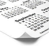 2025 Nebraska Sandhills Kalender van Janz Poster (Hoek)