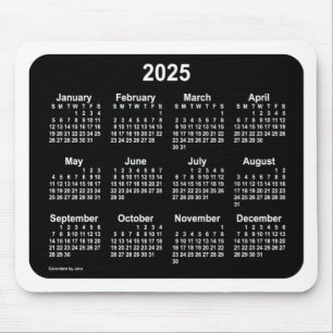 2025 Neon White Agenda van Janz Two Tone Muismat
