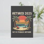 2025 niet meer mijn probleem bedankkaart (Staand voorkant)