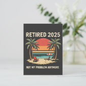 2025 niet meer mijn probleem briefkaart (Staand voorkant)