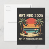 2025 niet meer mijn probleem briefkaart (Voorkant / Achterkant)