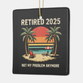 2025 niet meer mijn probleem keramisch ornament (Links)