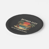 2025 niet meer mijn probleem papieren bordje (Gekanteld)