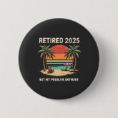 2025 niet meer mijn probleem ronde button 5,7 cm (Voorkant)