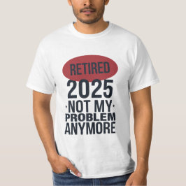 2025 niet meer mijn probleem t-shirt