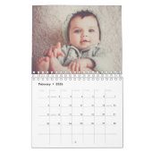 2025 Nieuwjaar Eenvoudige Moderne Multi 3 Fotocoll Kalender (Feb 2026)