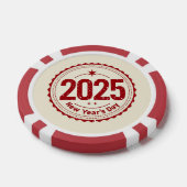 2025 Nieuwjaar Pocker Chip (Enkel)