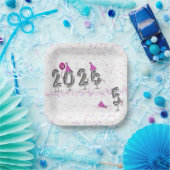 2025 Nieuwjaarsfeest Humor Papieren Bordje (Feest)