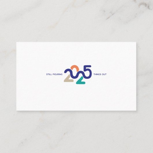 2025 nog steeds dingen uitzoeken visitekaartje (Achterkant)