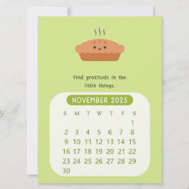 2025 November Maandelijkse Motiverende Kalender  Kaart
