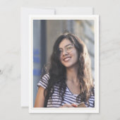 2025 Nursing School Elegant Nurse Foto afstuderen Kaart (Achterkant)