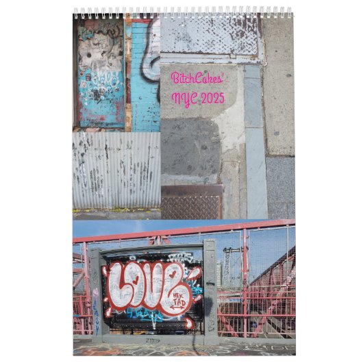 2025 NYC Kalender door Bitchcakes (Hoes)