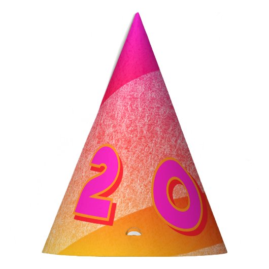 2025 NYE party pet in SUNSET ON FIRE Feesthoedjes (Links)