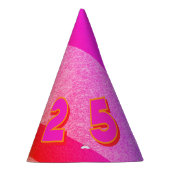 2025 NYE party pet in SUNSET ON FIRE Feesthoedjes (Rechts)