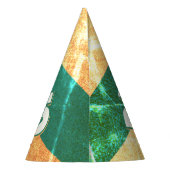 2025 NYE party pet in SUNSET STRIPPED Feesthoedjes (Achterkant)