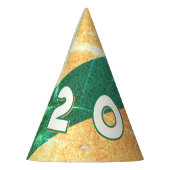 2025 NYE party pet in SUNSET STRIPPED Feesthoedjes (Links)