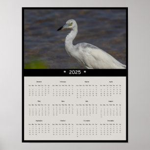 2025 Onrijpe Heron Muur Kalender Poster