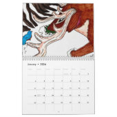 2025 Originele tekenkalender Kalender (Jan 2026)