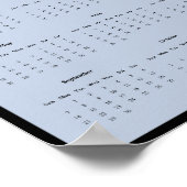 2025 Osprey Wandkalender Poster (Hoek)