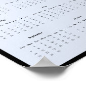 2025 Osprey Wandkalender Poster (Hoek)