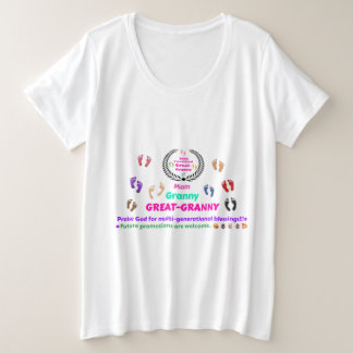 2025 Oud-Oma-herdenkingseditie Grote Maat T-shirt