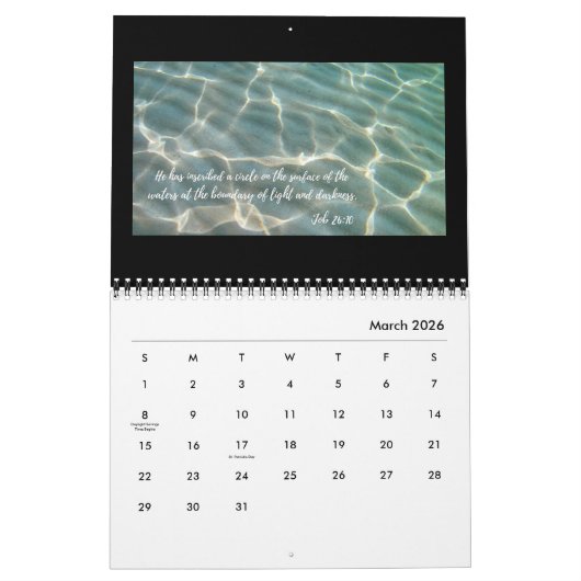 2025 Oude wateren: een Bijbelse reis Ch. 1 Kalender (Mar 2026)