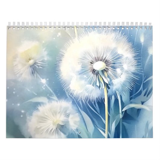 2025  Paardenbloem Achtergrond Kalender (Hoes)