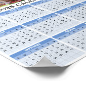 2025 Persoonlijke Fotokalender Poster (Hoek)