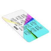 2025 Perspectiefpunt agenda van Janz 4x6 Magnet Magneet (Rechterzijde)