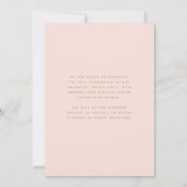 2025 Photo Blush Gold Script Afstudeerder aangekon Kaart (Achterkant)