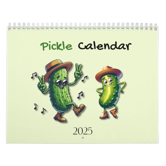 2025 Pickle Karakter Thema Kalender (Hoes)