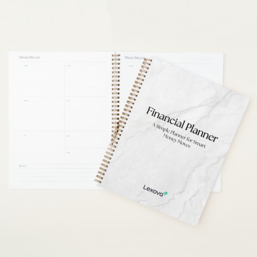 2025 Planner Notitieboek | Academisch en financiee (Display)