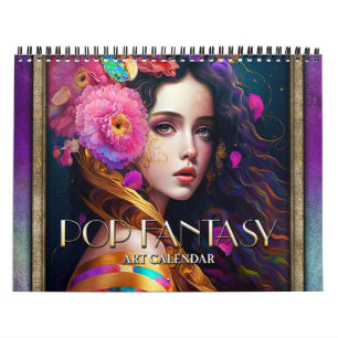 2025 Pop Fantasy Surreal Vrouwen Kunstkalender Kalender
