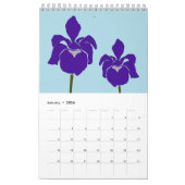 2025 Pop Kunstbloemen Kalender, vet en kleurrijk Kalender (Jan 2026)