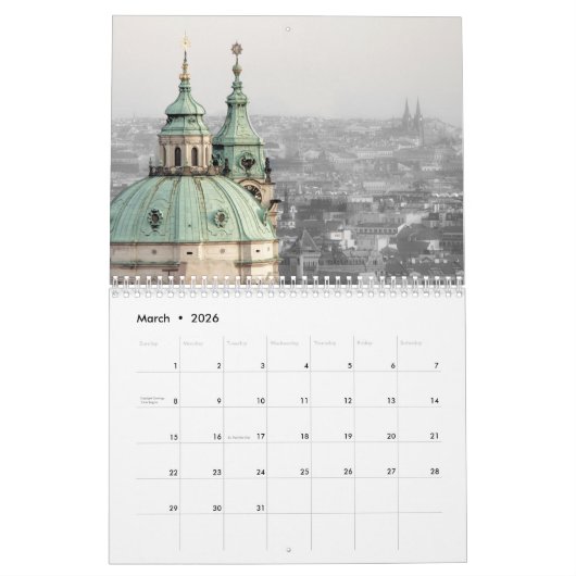 2025 Praag Kalender (Mar 2026)