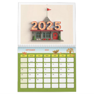 2025 Premium wandkalender – Stijlvol en functionee Kalender