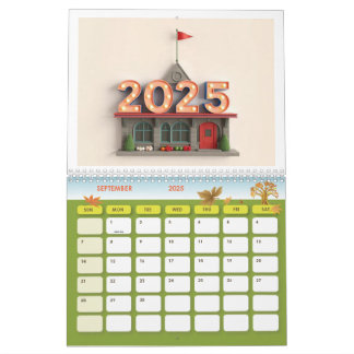 2025 Premium wandkalender – Stijlvol en functionee Kalender