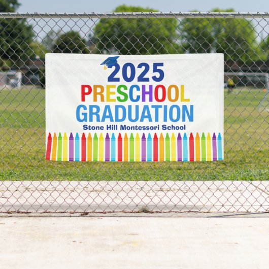 2025 Preschool Afstuderen  School Spandoek (Insitu)