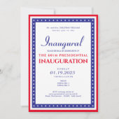 2025 President Donald Trump Inauguratie Partij Kaart (Voorkant)