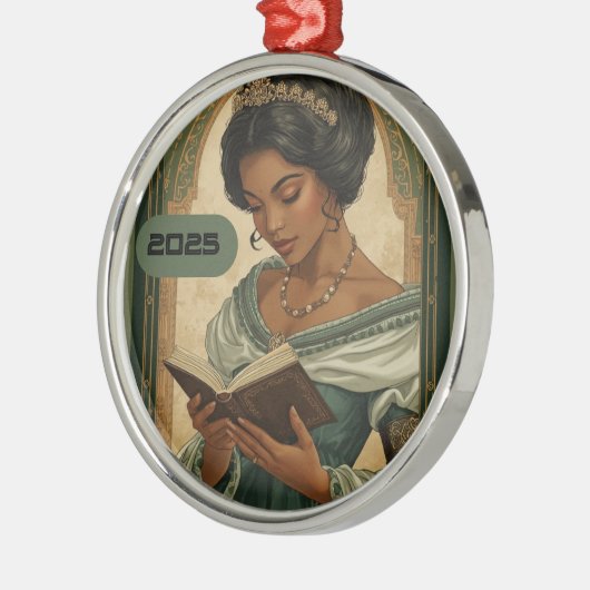2025 Princess Reading a Book Ornament (Links)